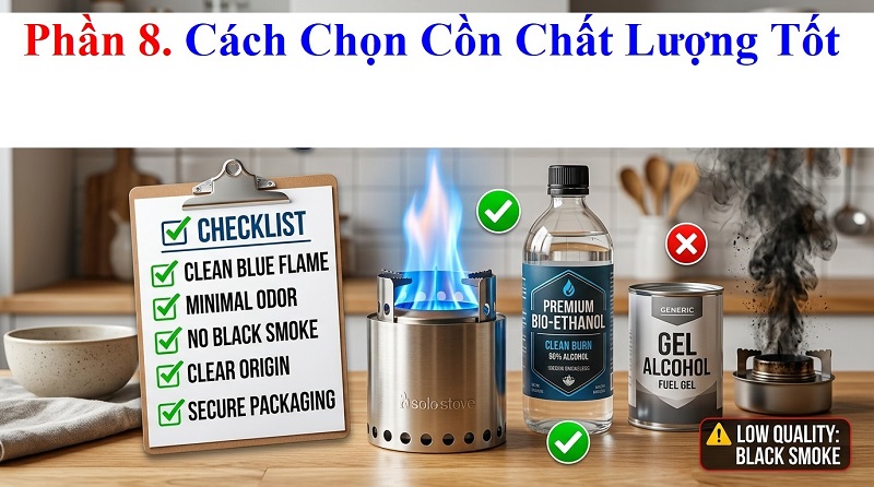 Cồn Nước Và Cồn Gel Loại Nào Tốt? So Sánh Chi Tiết Từ A–Z